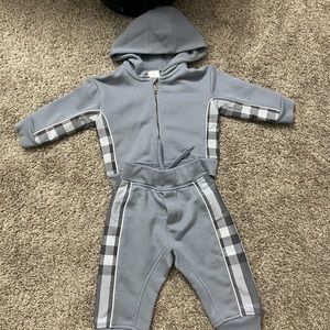 Burberry boy sweat outfit (Shale Blue Color)